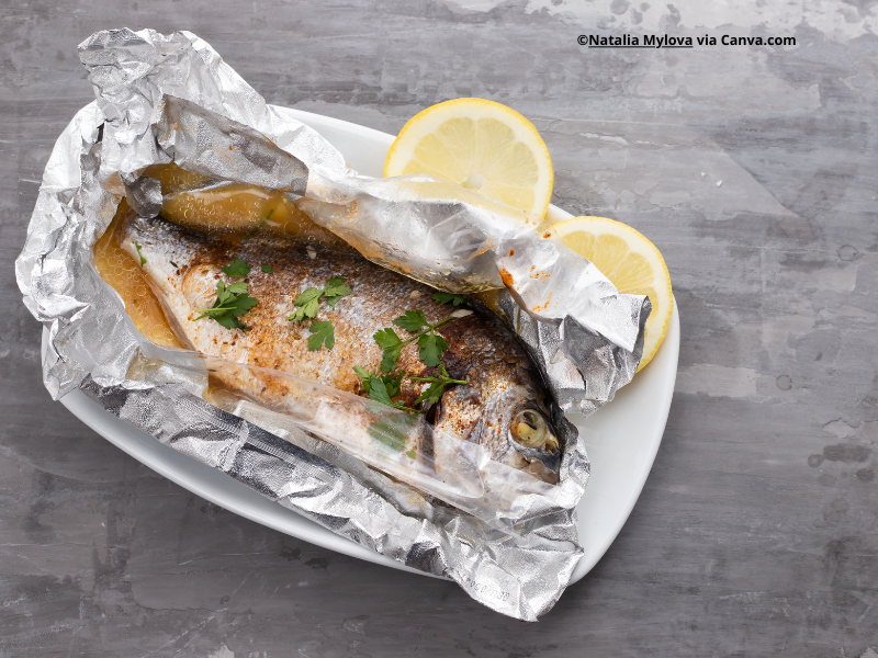 Orata al Cartoccio con Olio EVO, Limone e Erbe Aromatiche