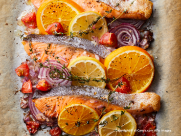Ricette per il tuo Natale: Salmone con Agrumi e Olio Extravergine di Oliva Siciliano